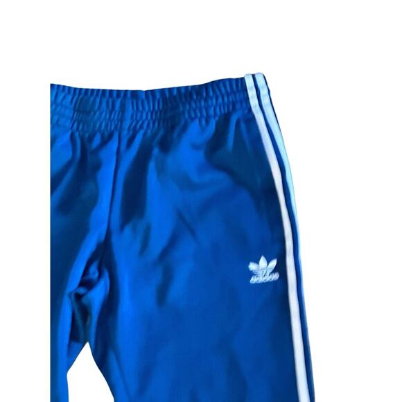 Adidas Originals Men's Blue White 3-Stripes Beckenbauer Sweatpants Size Medium - Picture 4 of 6
